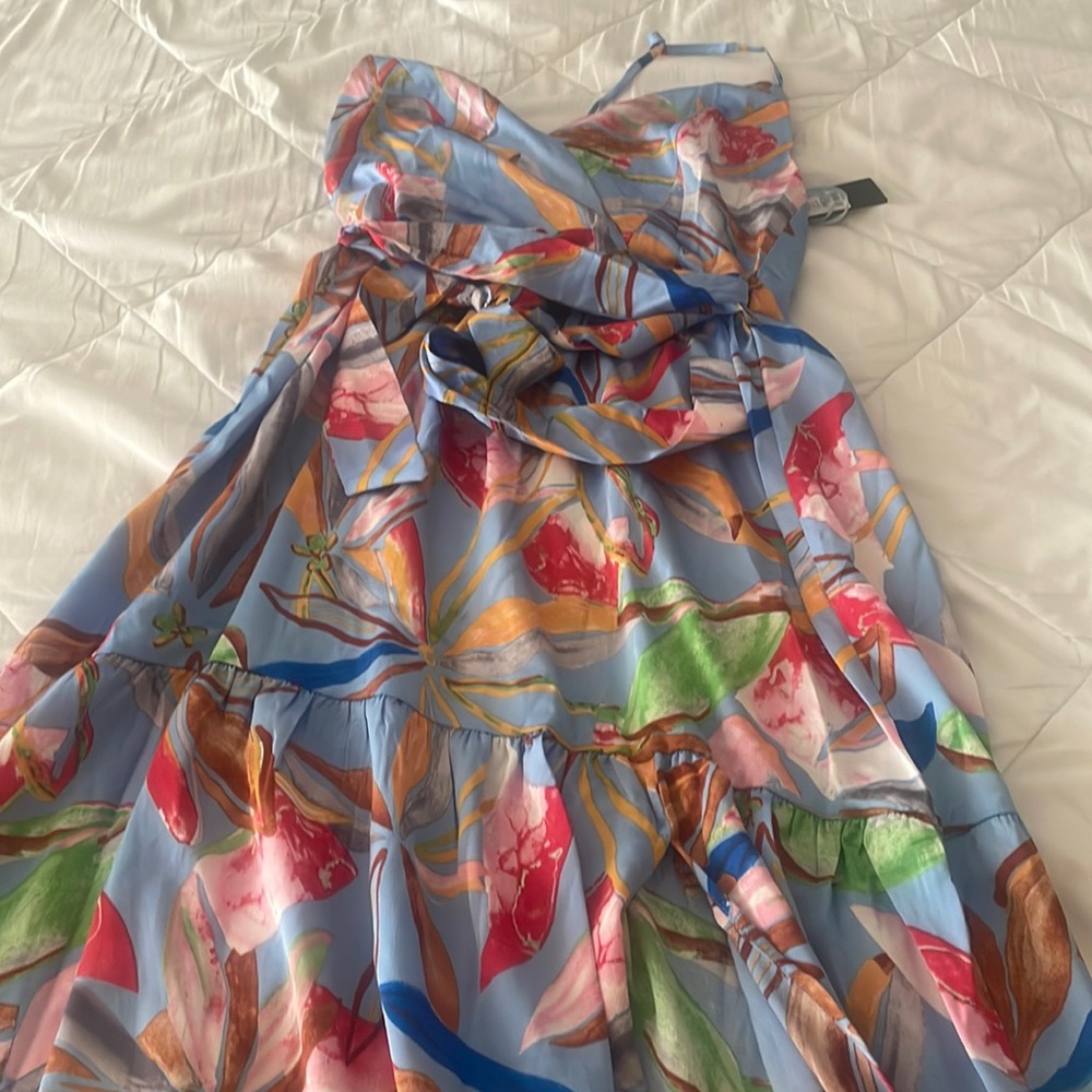 Beautiful back open long dress